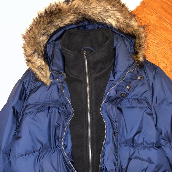 Andrew Marc Hooded down puffer Parka jacket - Picture 5 of 11